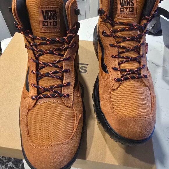 Vans MTE Crestline Waterproof Glazed Ginger Mens Size 10.5 Boots HIKING SHOE NEW - Picture 3 of 16